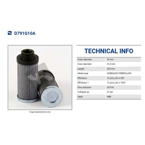 FILTREC D791G10A FILTER ELEMENT