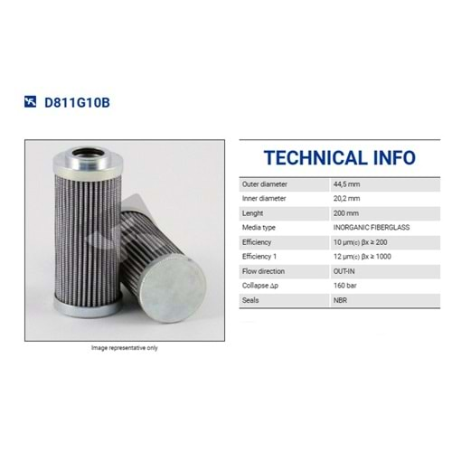 FILTREC D811G10B FILTER ELEMENT