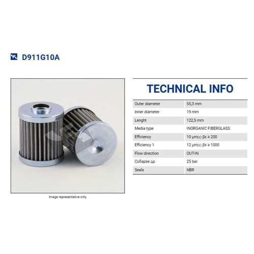 FILTREC D911G10A FILTER ELEMENT