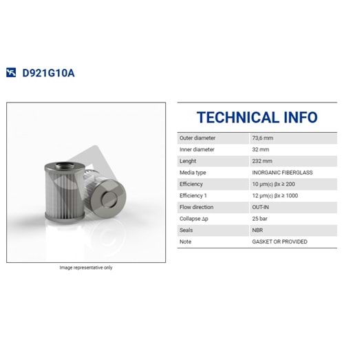 FILTREC D921G10A FILTER ELEMENT