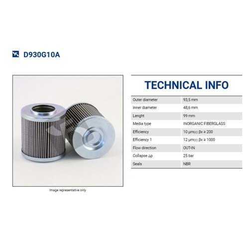 FILTREC D930G10A FILTER ELEMENT