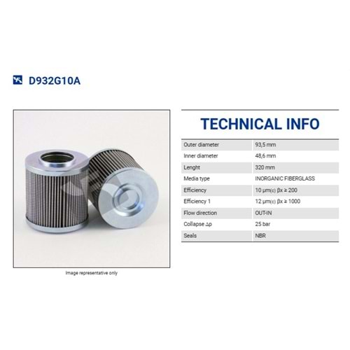 FILTREC D932G10A FILTER ELEMENT