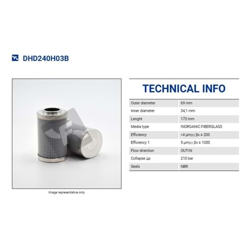 FILTREC DHD240H03B FILTER ELEMENT