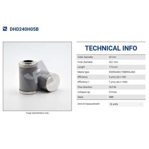 FILTREC DHD240H05B FILTER ELEMENT