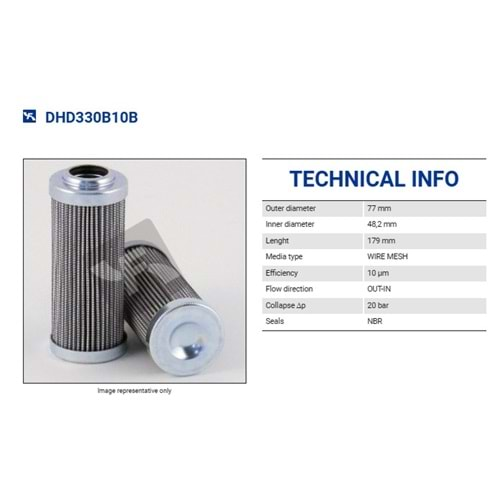 FILTREC DHD330B10B FILTER ELEMENT