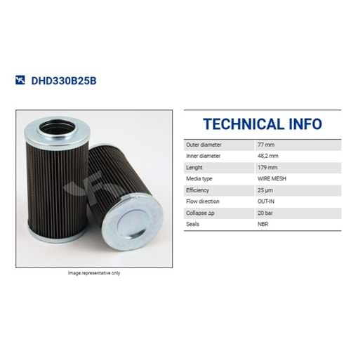 FILTREC DHD330B25B FILTER ELEMENT