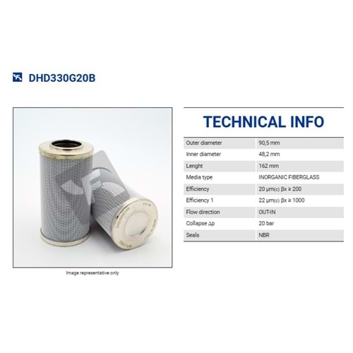 FILTREC DHD330G20B FILTER ELEMENT