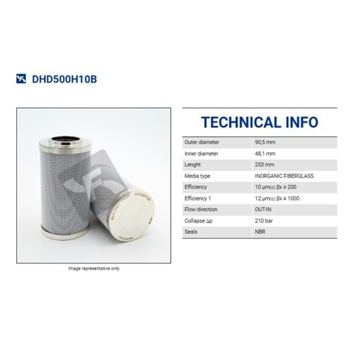 FILTREC DHD500H10B FILTER ELEMENT