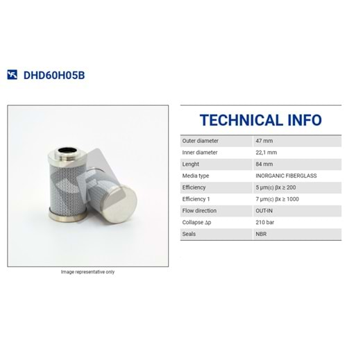 FILTREC DHD60H05B FILTER ELEMENT