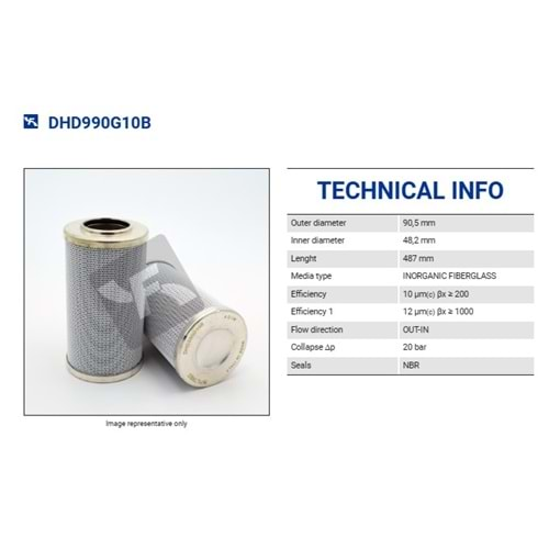 FILTREC DHD990G10B FILTER ELEMENT