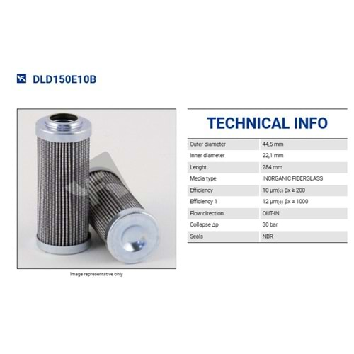 FILTREC DLD150E10B FILTER ELEMENT