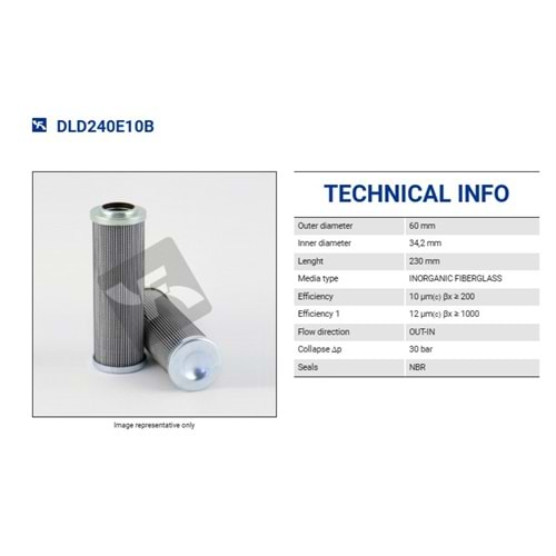 FILTREC DLD240E10B FILTER ELEMENT