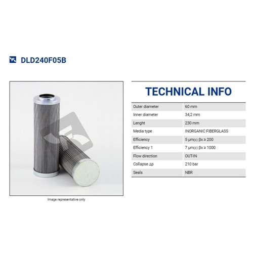 FILTREC DLD240F05B FILTER ELEMENT