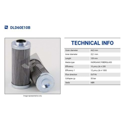 FILTREC DLD60E10B FILTER ELEMENT