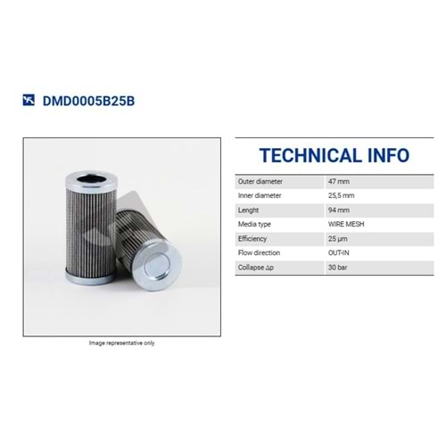 FILTREC DMD0005B25B FILTER ELEMENT