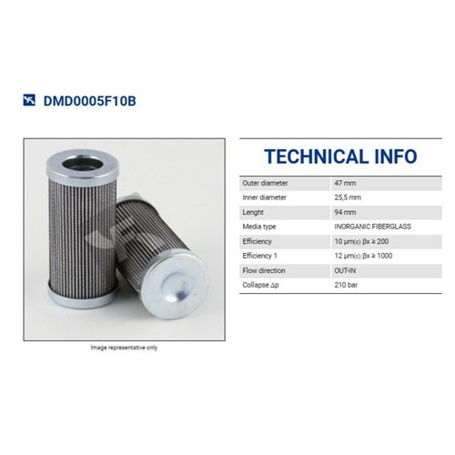 FILTREC DMD0005F10B FILTER ELEMENT