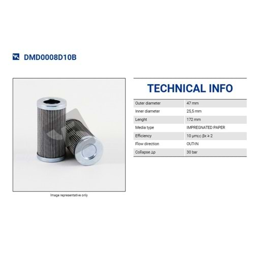 FILTREC DMD0008D10B FILTER ELEMENT