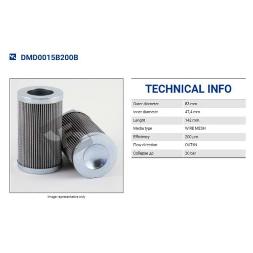 FILTREC DMD0015B200B FILTER ELEMENT