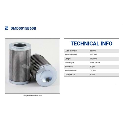 FILTREC DMD0015B60B FILTER ELEMENT