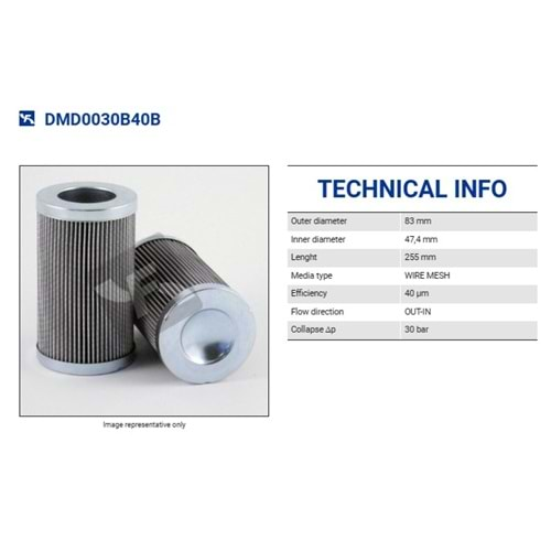 FILTREC DMD0030B40B FILTER ELEMENT