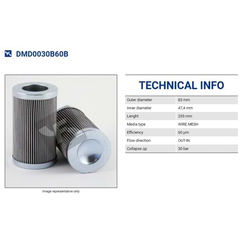 FILTREC DMD0030B60B FILTER ELEMENT