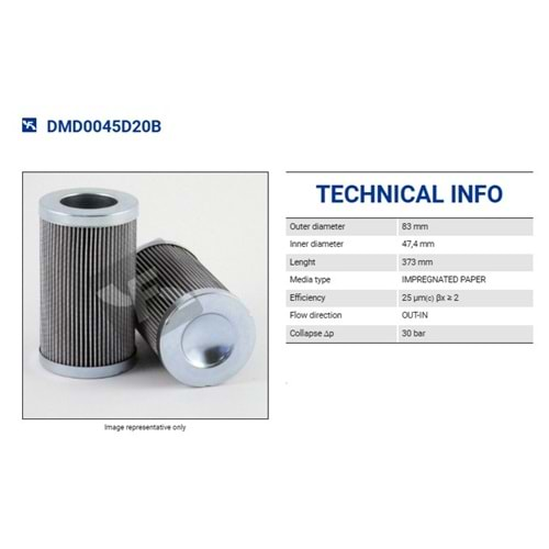 FILTREC DMD0045D20B FILTER ELEMENT