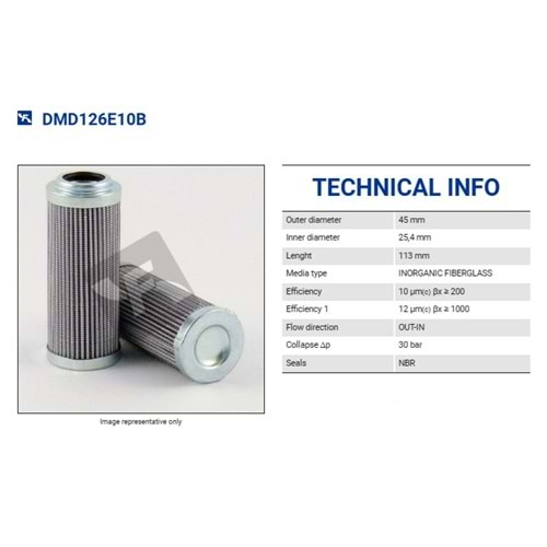 FILTREC DMD126E10B FILTER ELEMENT