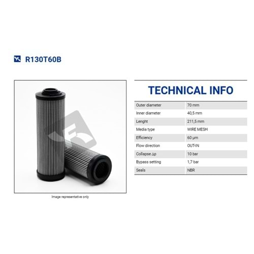 FILTREC R130T60B FILTER ELEMENT