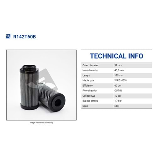 FILTREC R142T60B FILTER ELEMENT