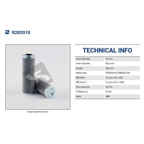 FILTREC R282G10 FILTER ELEMENT