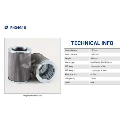 FILTREC R434G10 FILTER ELEMENT