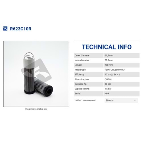 FILTREC R623C10R FILTER ELEMENT