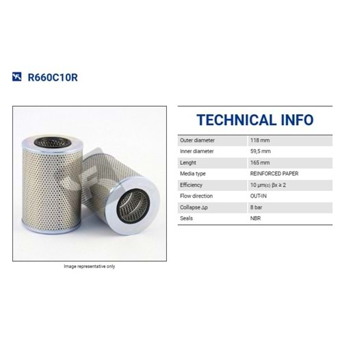 FILTREC R660C10R FILTER ELEMENT