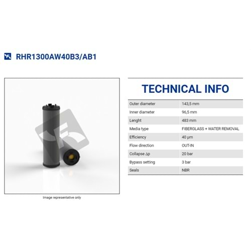 FILTREC RHR1300AW40B3/AB1 FILTER ELEMENT