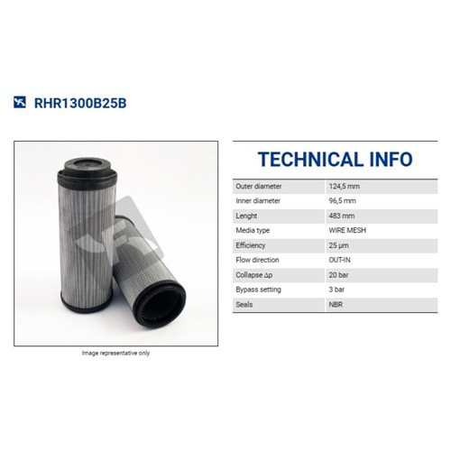 FILTREC RHR1300B25B FILTER ELEMENT