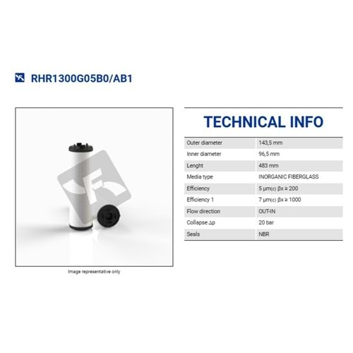 FILTREC RHR1300G05B0/AB1 FILTER ELEMENT