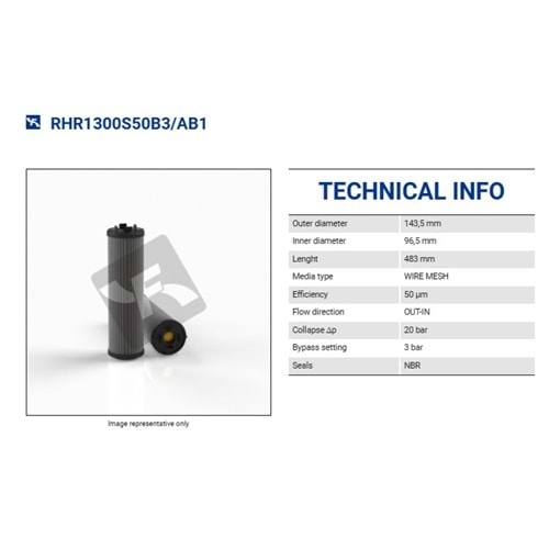 FILTREC RHR1300S50B3/AB1 FILTER ELEMENT