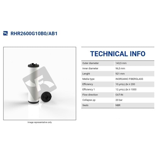 FILTREC RHR2600G10B0/AB1 FILTER ELEMENT