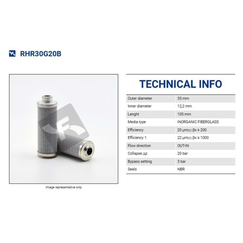 FILTREC RHR30G20B FILTER ELEMENT