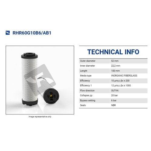 FILTREC RHR60G10B6/AB1 FILTER ELEMENT