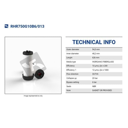 FILTREC RHR750G10B6/013 FILTER ELEMENT