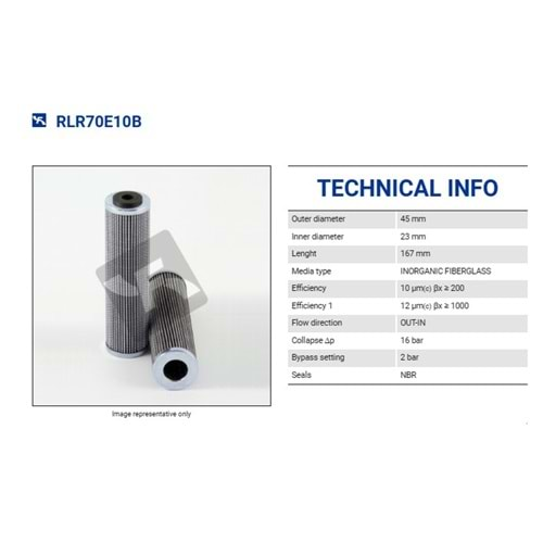 FILTREC RLR70E10B FILTER ELEMENT