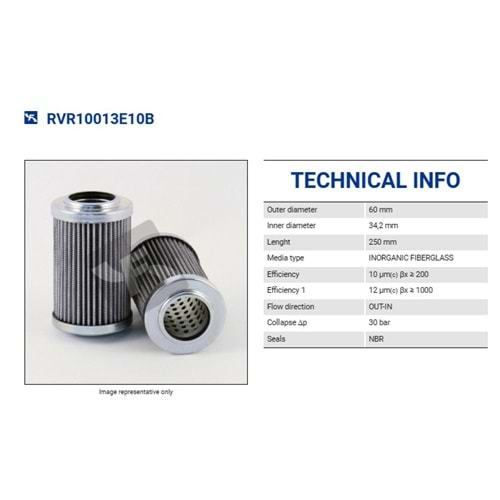 FILTREC RVR10013E10B FILTER ELEMENT