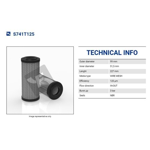 FILTREC S741T125 FILTER ELEMENT