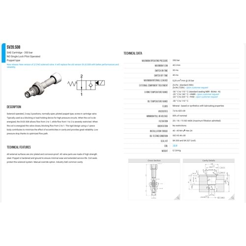 VIS SV20.S08.02.F00 SELONOID VALVE