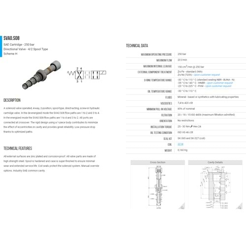 VIS SVA0.S08.00.H0 SELONOID VALVE