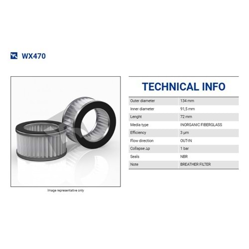 FILTREC WX470 FILTER ELEMENT