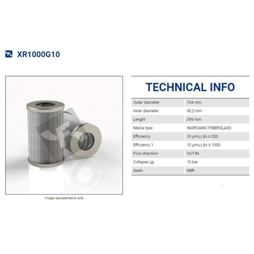 FILTREC XR1000G10 FILTER ELEMENT