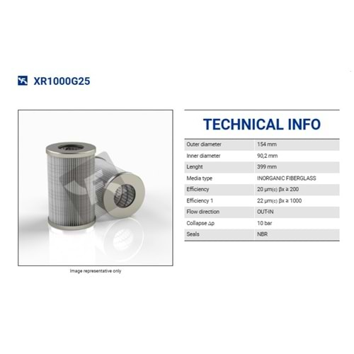 FILTREC XR1000G25 FILTER ELEMENT